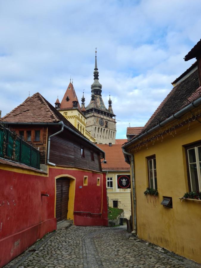 Stradela Cetatii Apartment Sighisoara Bagian luar foto